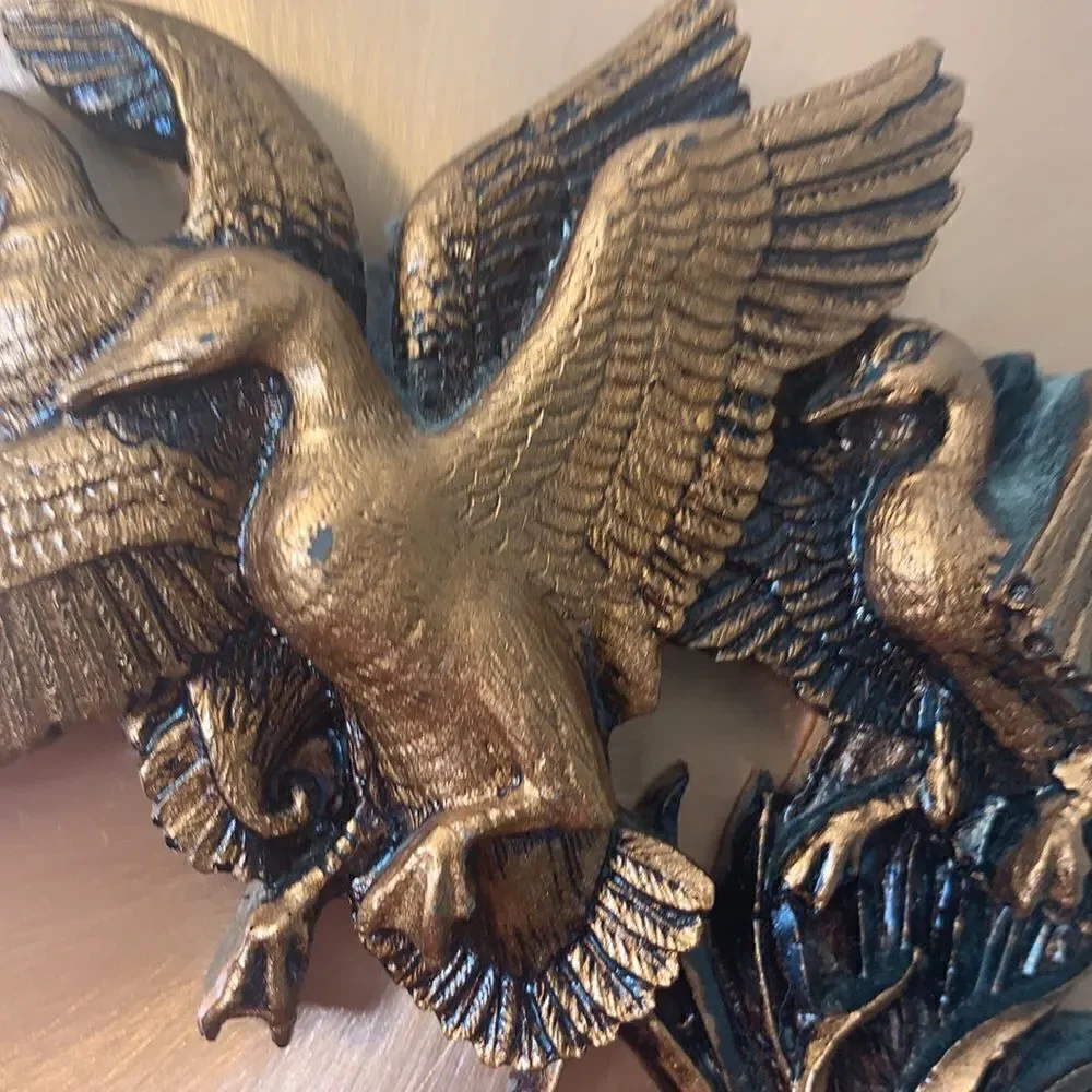 Copperama INC By Victor Vintage Ducks Flying Pond 3 D Copper Art 1970’s  Copper